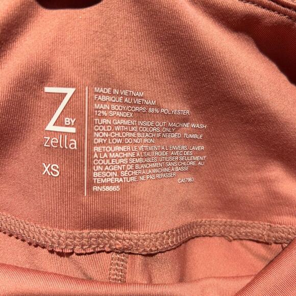 NWT Zella High Waist Daily Pocket Crop Leggings Purple Mesa Womens X-Small - Picture 4 of 9